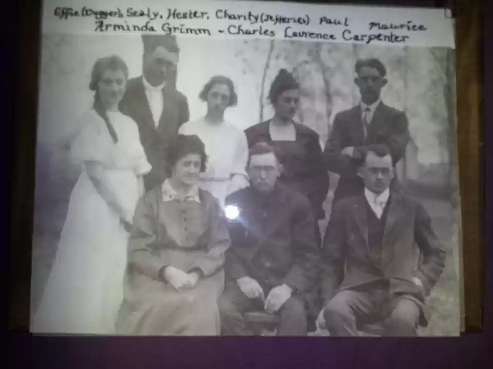 Effie Dugger and family